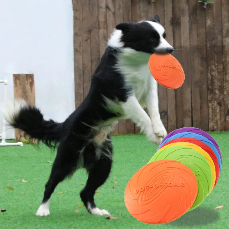 Silicone Flying Disc Pet Toy