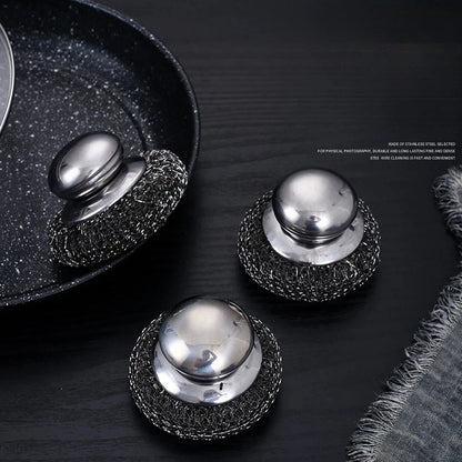Stainless Steel Pot Scrubber Brush