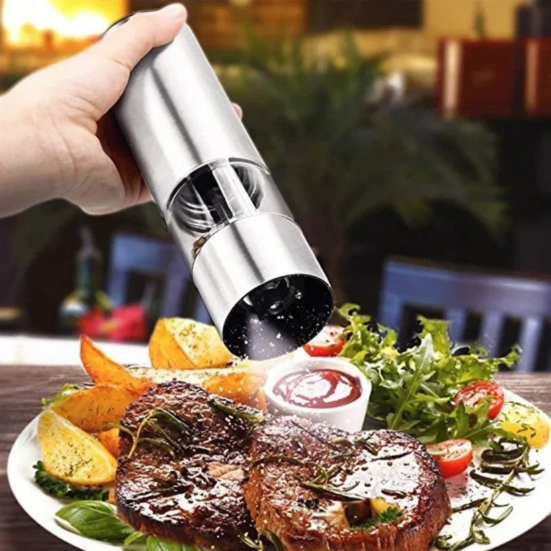 Electric Salt & Pepper Grinder Set