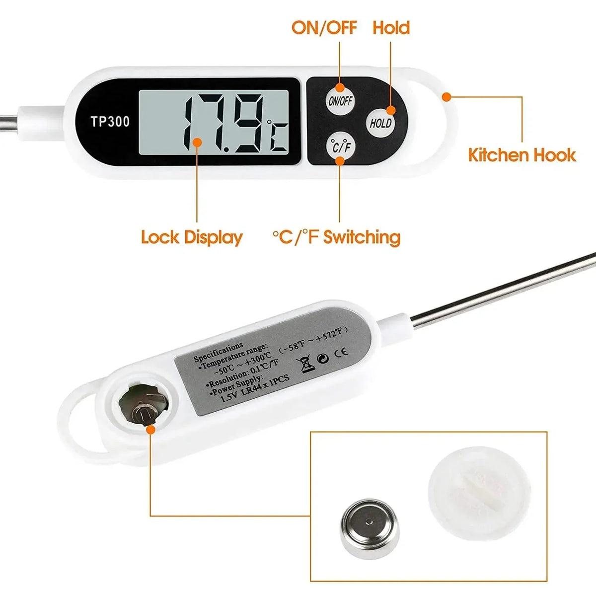 Digital Kitchen Food Thermometer