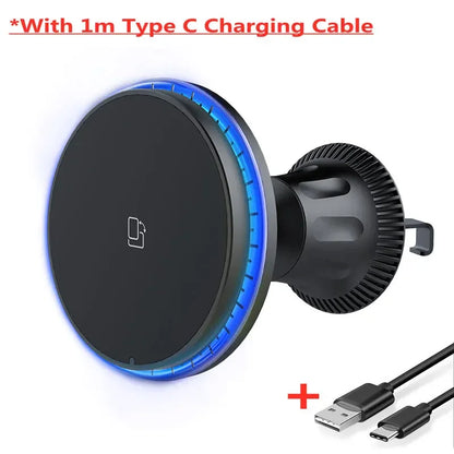 RGB Magnetic Car Wireless Charger