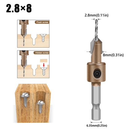 Blind Hole Step Drill Bit