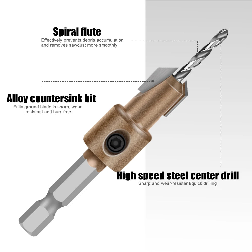 Blind Hole Step Drill Bit