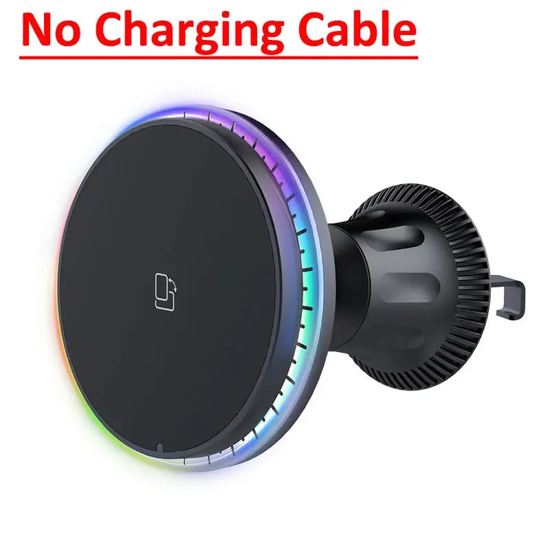 RGB Magnetic Car Wireless Charger