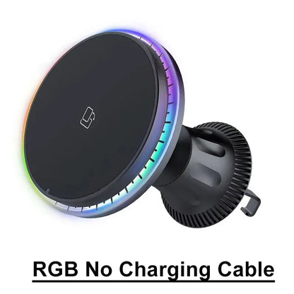 RGB Magnetic Car Wireless Charger