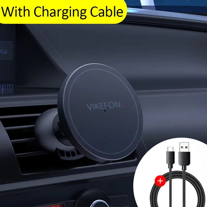 VIKEFON Magnetic Car Charger Mount