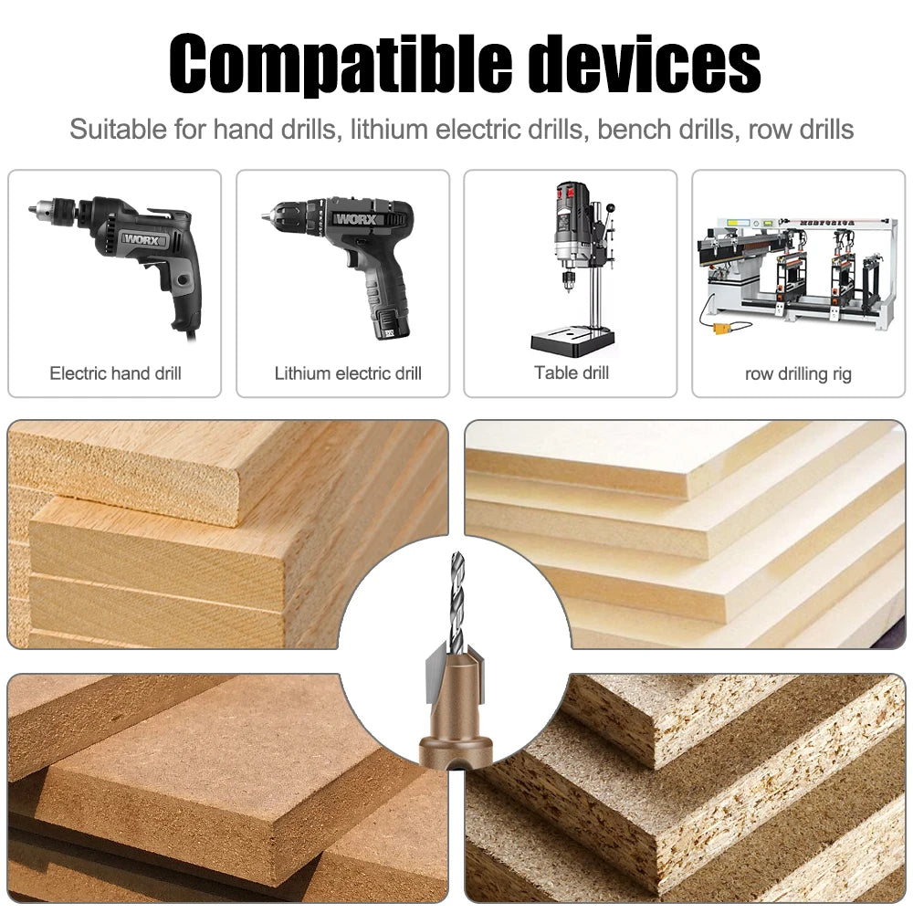 Blind Hole Step Drill Bit