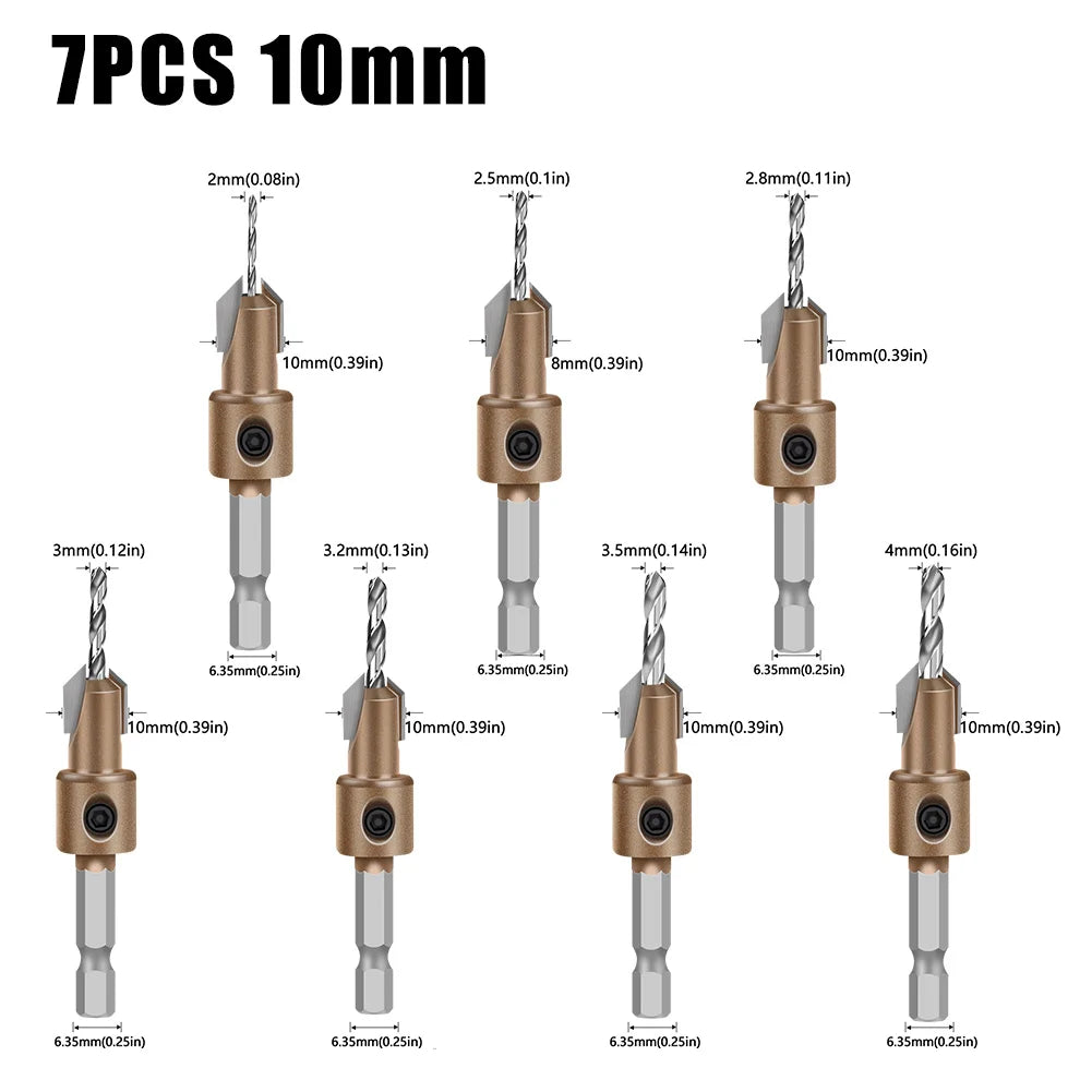 Blind Hole Step Drill Bit