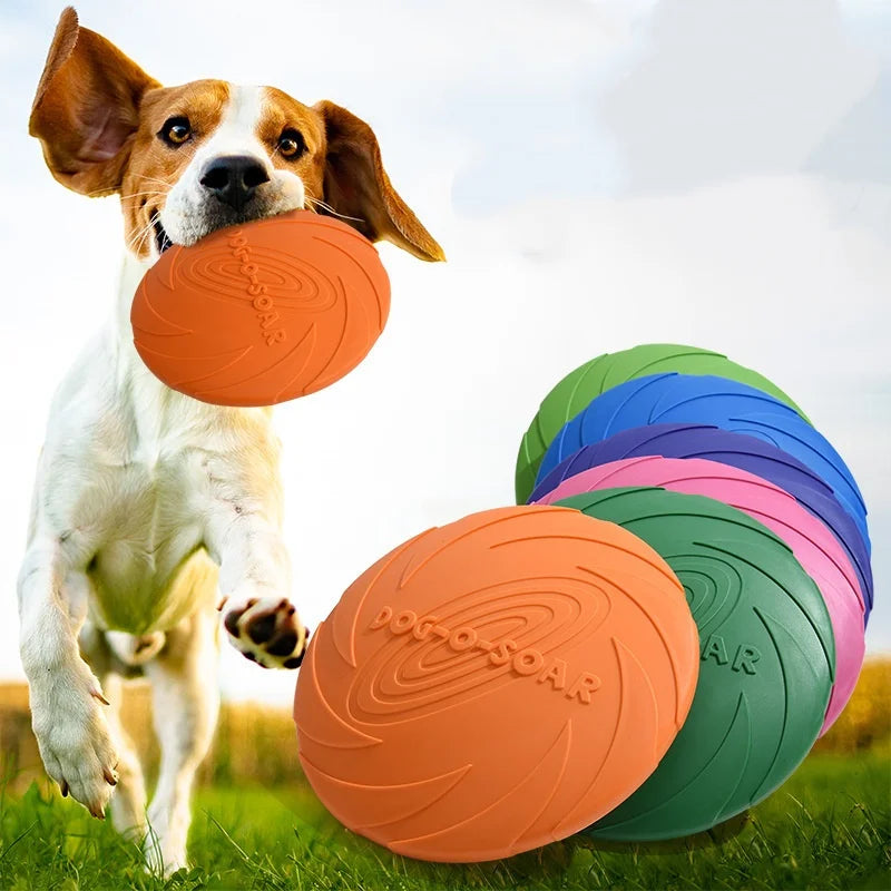 Silicone Flying Disc Pet Toy