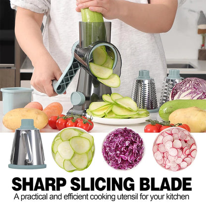 LMETJMA 3-in-1 Rotary Grater