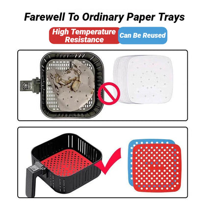 Reusable Silicone Air Fryer Mat