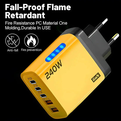 240W USB-C Fast Wall Charger