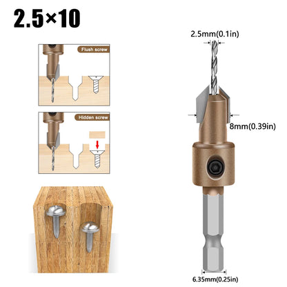 Blind Hole Step Drill Bit