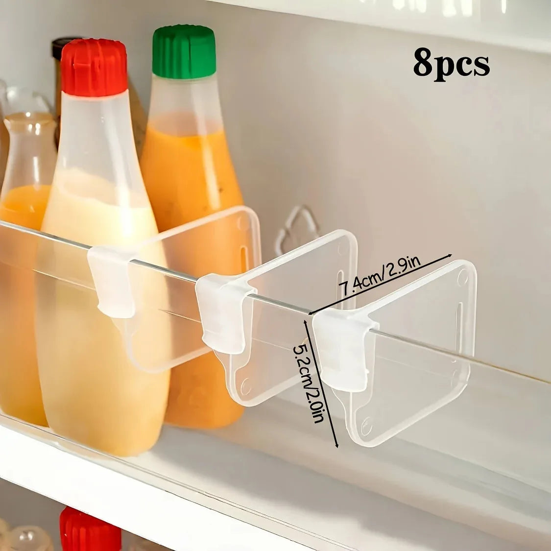 Adjustable Fridge Storage Divider Set