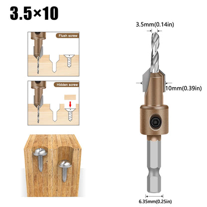 Blind Hole Step Drill Bit