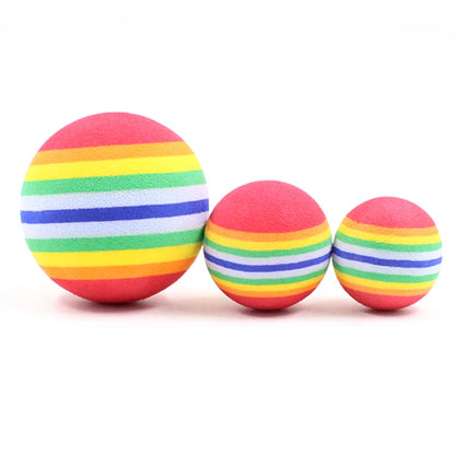 Rainbow EVA Cat & Dog Ball Toys