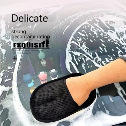 Plush Car Washing Gloves
