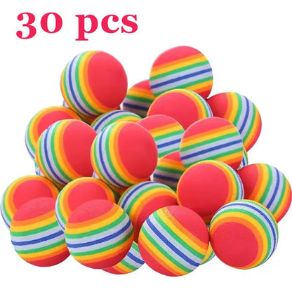 Rainbow EVA Cat & Dog Ball Toys