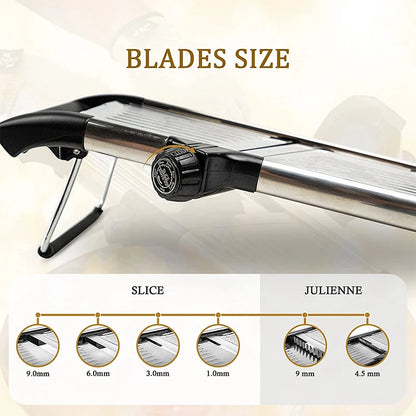 LMETJMA Adjustable Mandoline Slicer