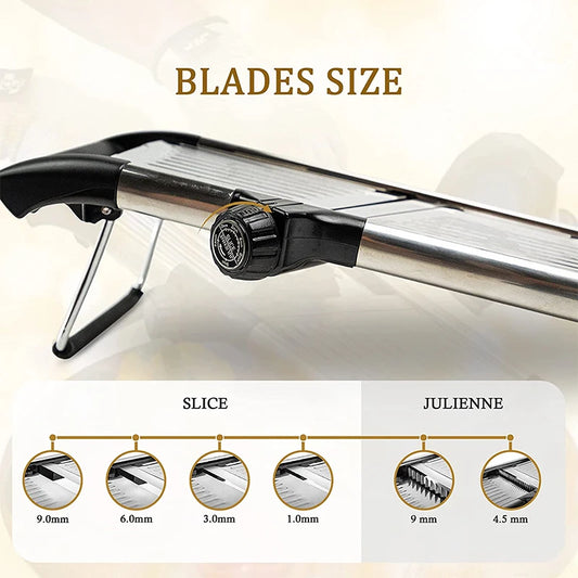 LMETJMA Adjustable Mandoline Slicer