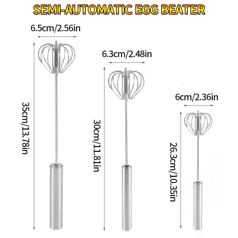 Semi-Automatic Egg Beater