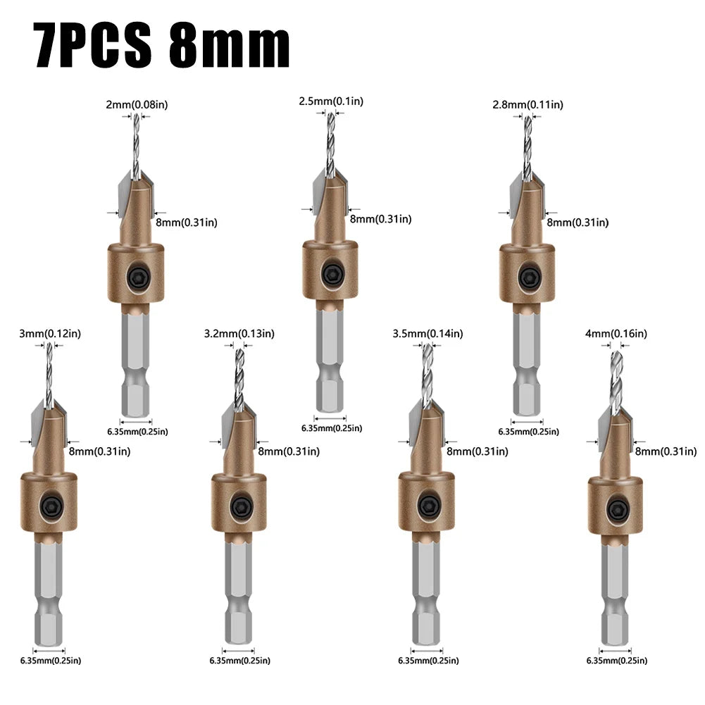 Blind Hole Step Drill Bit