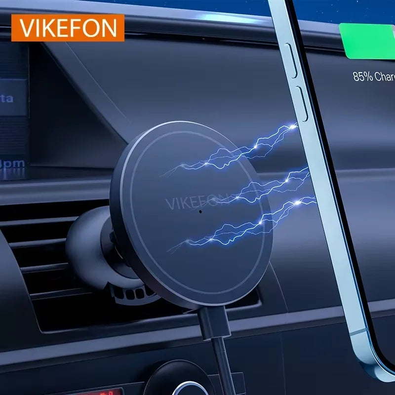 VIKEFON Magnetic Car Charger Mount