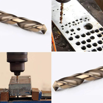 15-Piece Cobalt Twist Drill Set