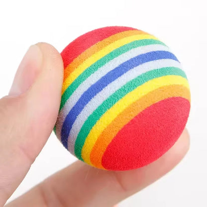 Rainbow EVA Cat & Dog Ball Toys