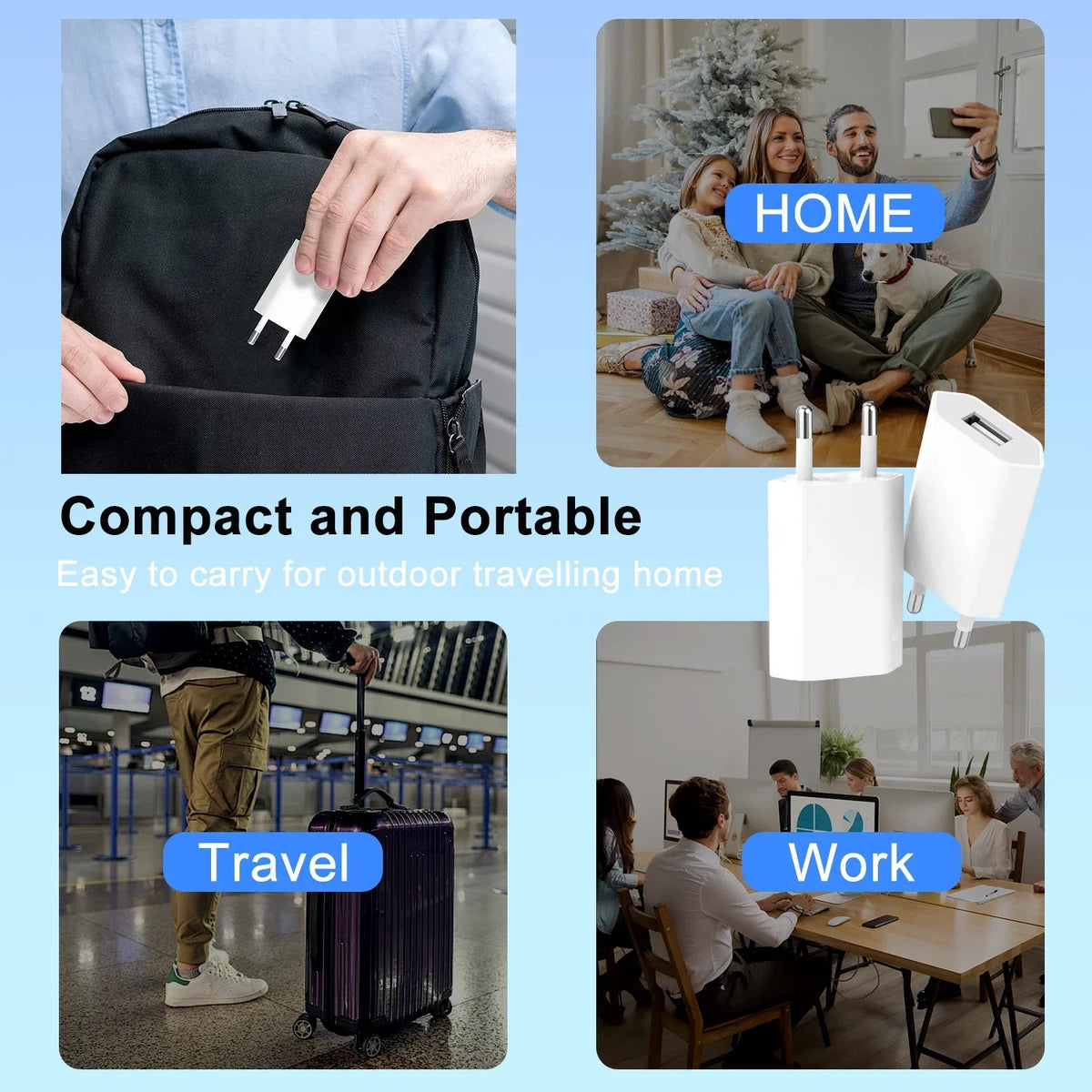 Universal USB Wall Charger