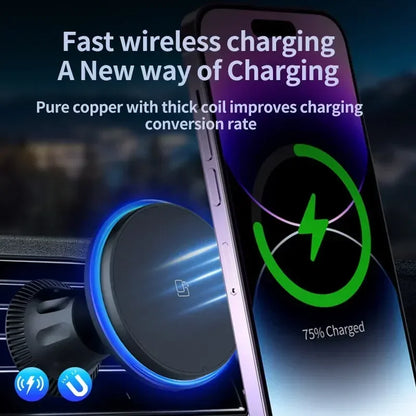 RGB Magnetic Car Wireless Charger