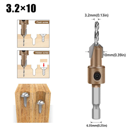 Blind Hole Step Drill Bit
