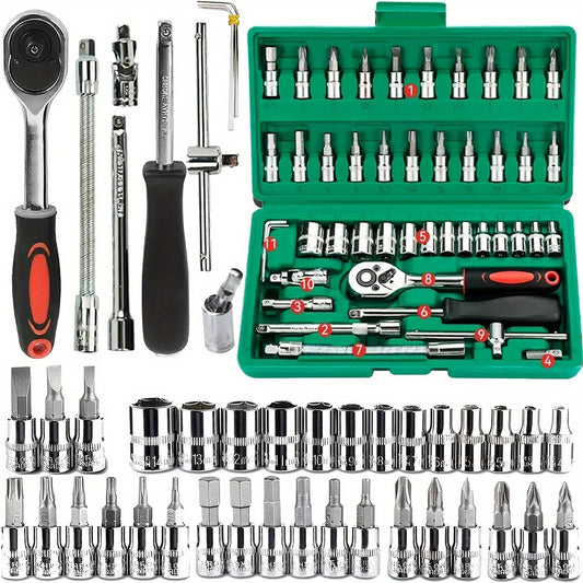 46-Piece Mechanic Tool Kit