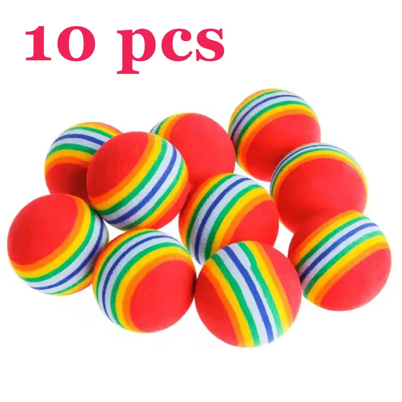 Rainbow EVA Cat & Dog Ball Toys