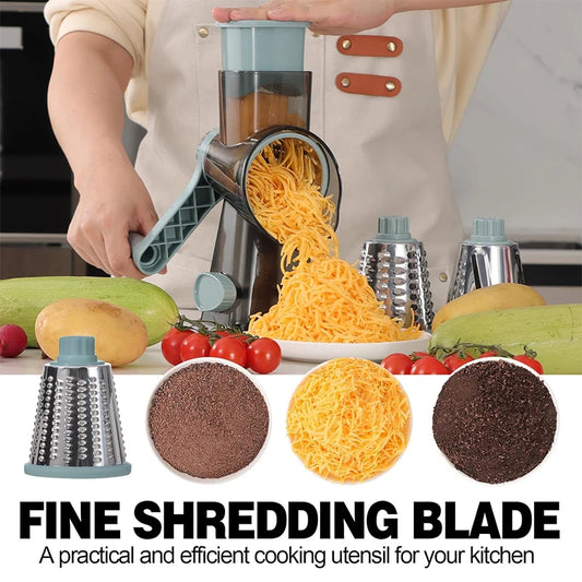 LMETJMA 3-in-1 Rotary Grater