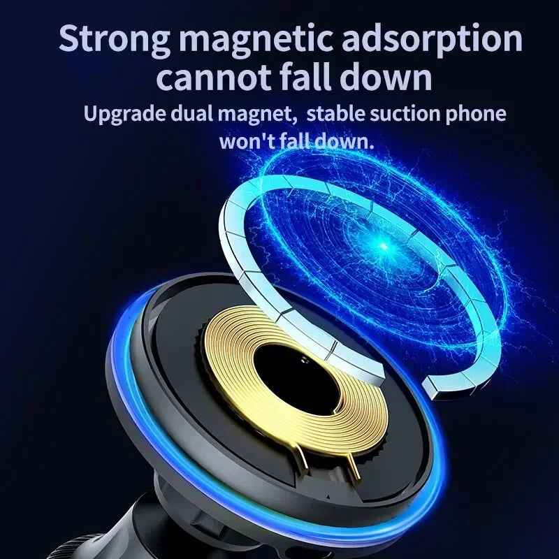 RGB Magnetic Car Wireless Charger