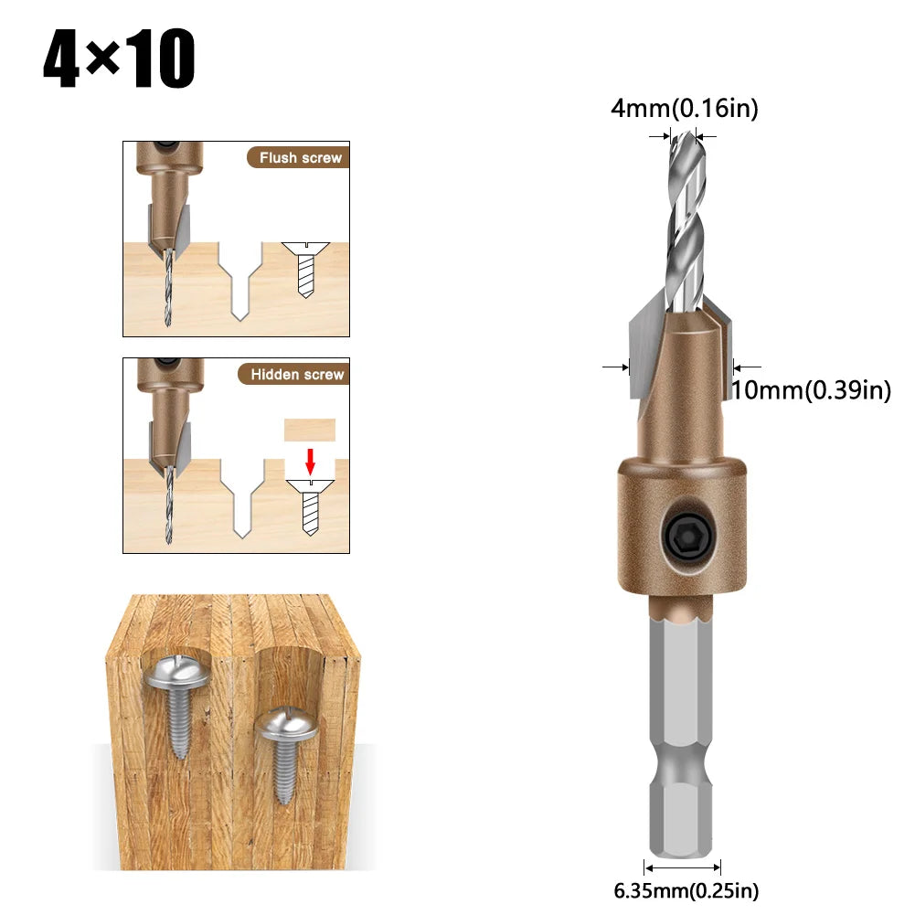 Blind Hole Step Drill Bit