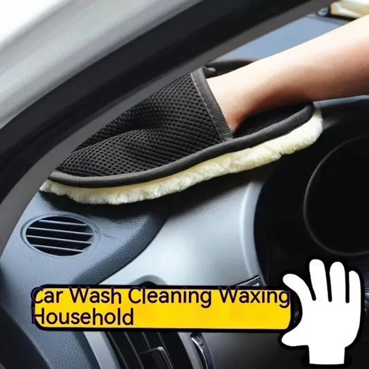 Plush Car Washing Gloves