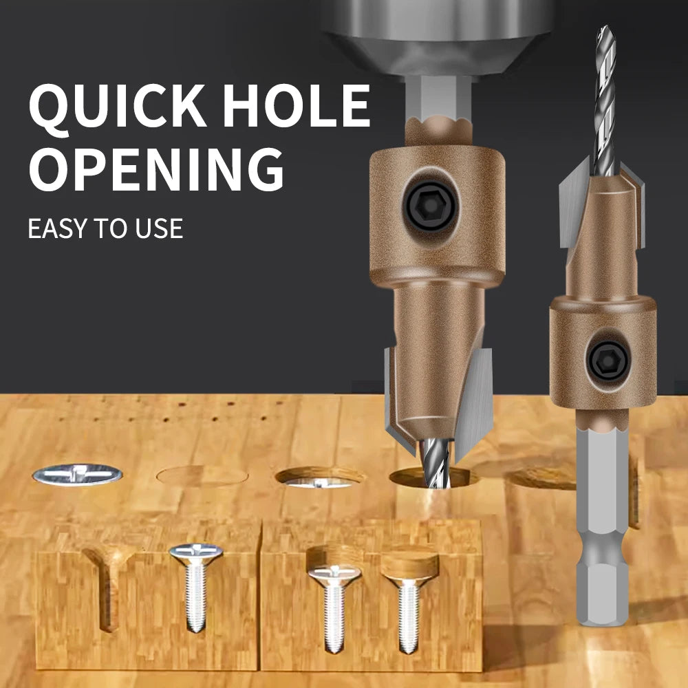 Blind Hole Step Drill Bit
