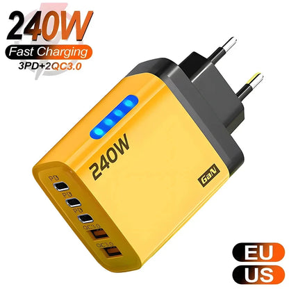 240W USB-C Fast Wall Charger